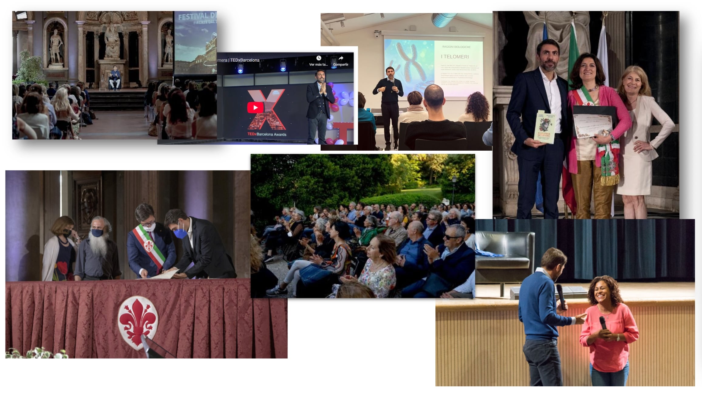 Eventos y reconocimientos de Daniel Lumera